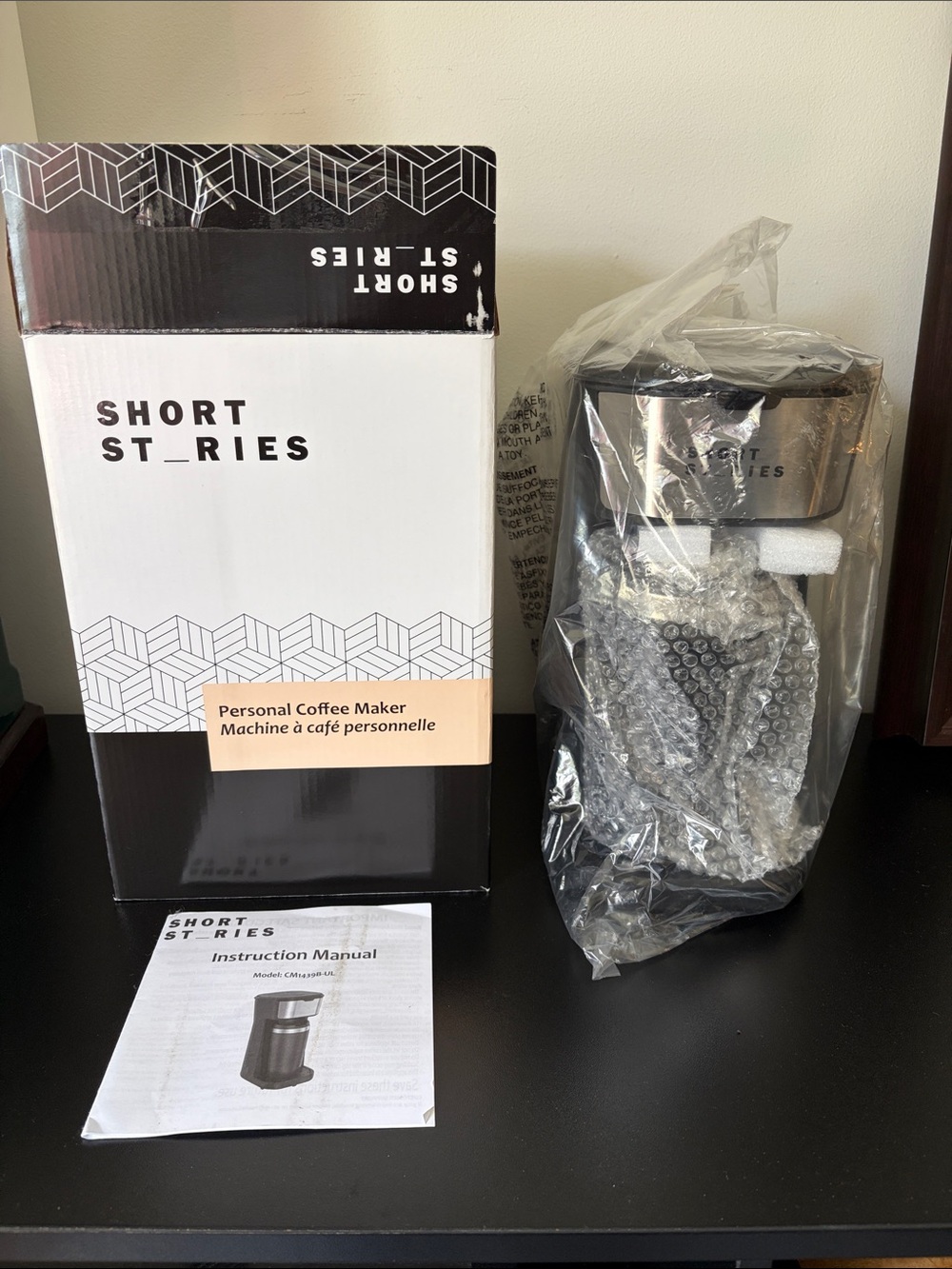 Personal Coffee Maker - Black Stainless